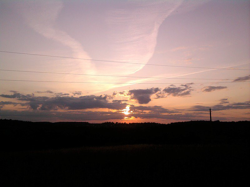 Закат в Судогде, Россия – фотографии России