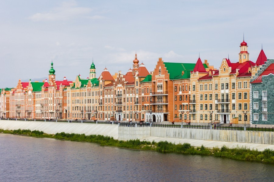 Набережная Брюгге в городе Йошкар-Ола. Фото 7 – фотографии России