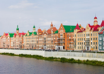 Набережная Брюгге в городе Йошкар-Ола. Фото 7 – фотографии России