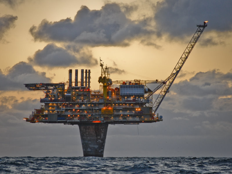 Нефтяная платформа Draugen – фотографии Норвегии