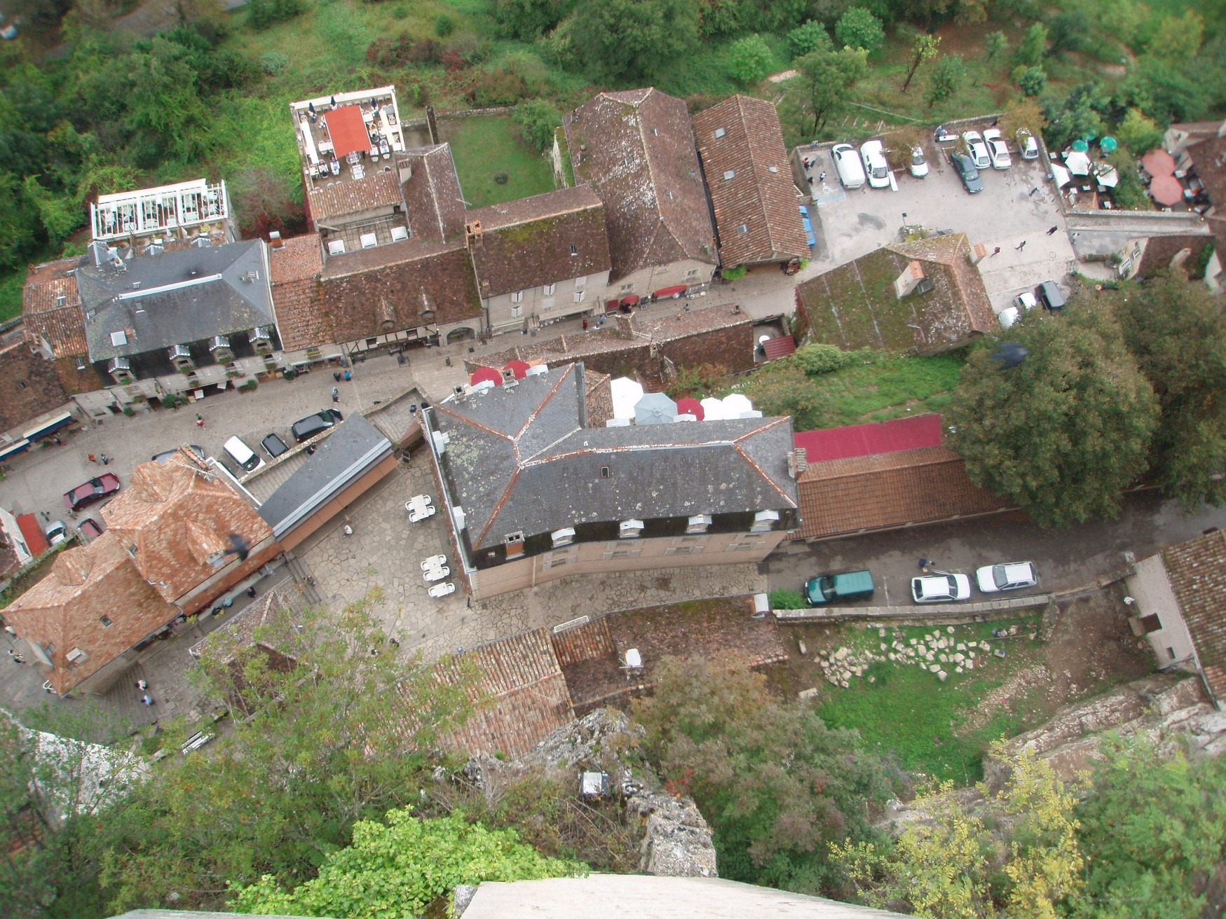 Панорамный вид в Рокамадуре, Франция. Фото 2 – фотографии Франции