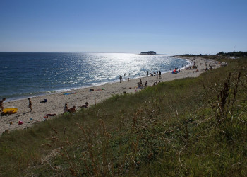 Пляж в Локмариакере, Франция – фотографии Франции