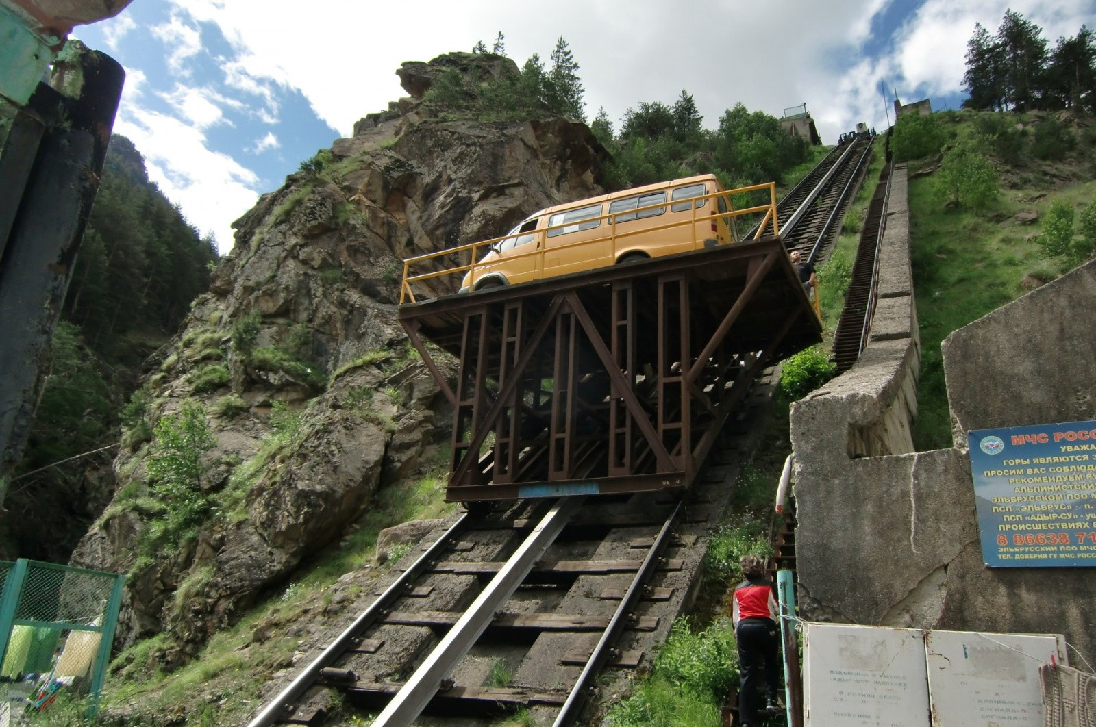 Старый подъёмник в ущелье Адыр-Су, Кабардино-Балкария. Фото 3 – фотографии России
