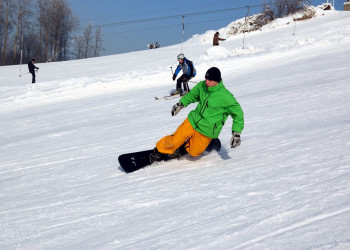 Лыжная трасса в Охта Парк, Россия – фотографии России