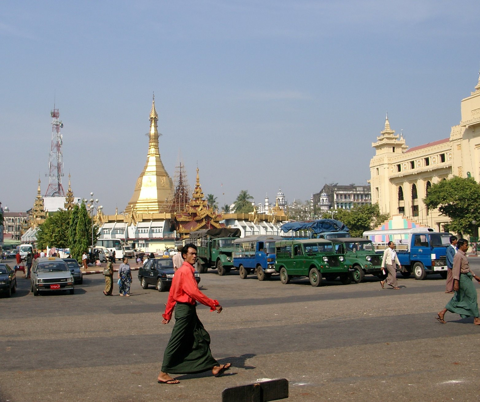 Пагода Суле (Sule Pagoda) – фотографии Мьянмы
