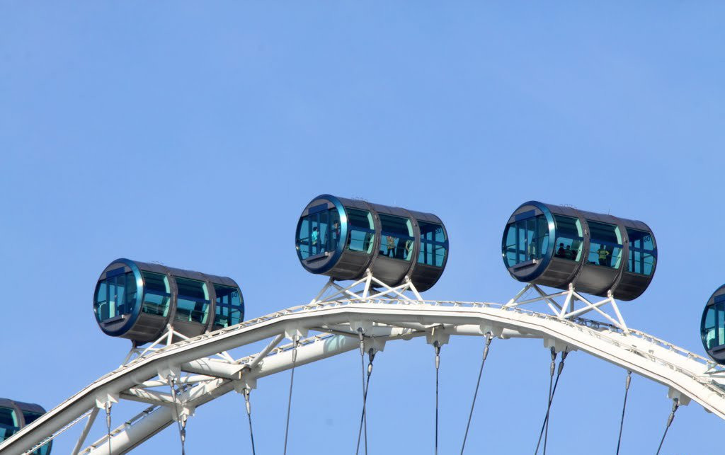 Колесо обозрения Singapore Flyer – фотографии Сингапура