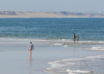 Море в Капбретоне, Франция – фотографии Франции