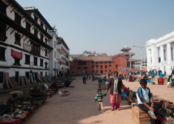 Площадь Дурбар в городе Катманду – фотографии Непала