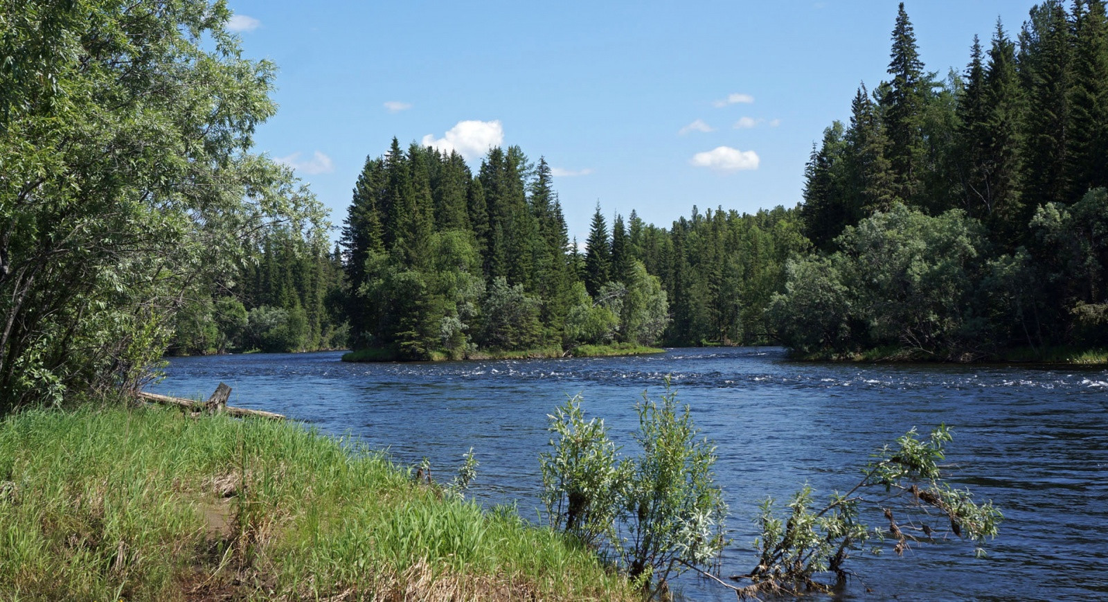 Река Хамсара или Хам-Сыра, по-тувински – фотографии России