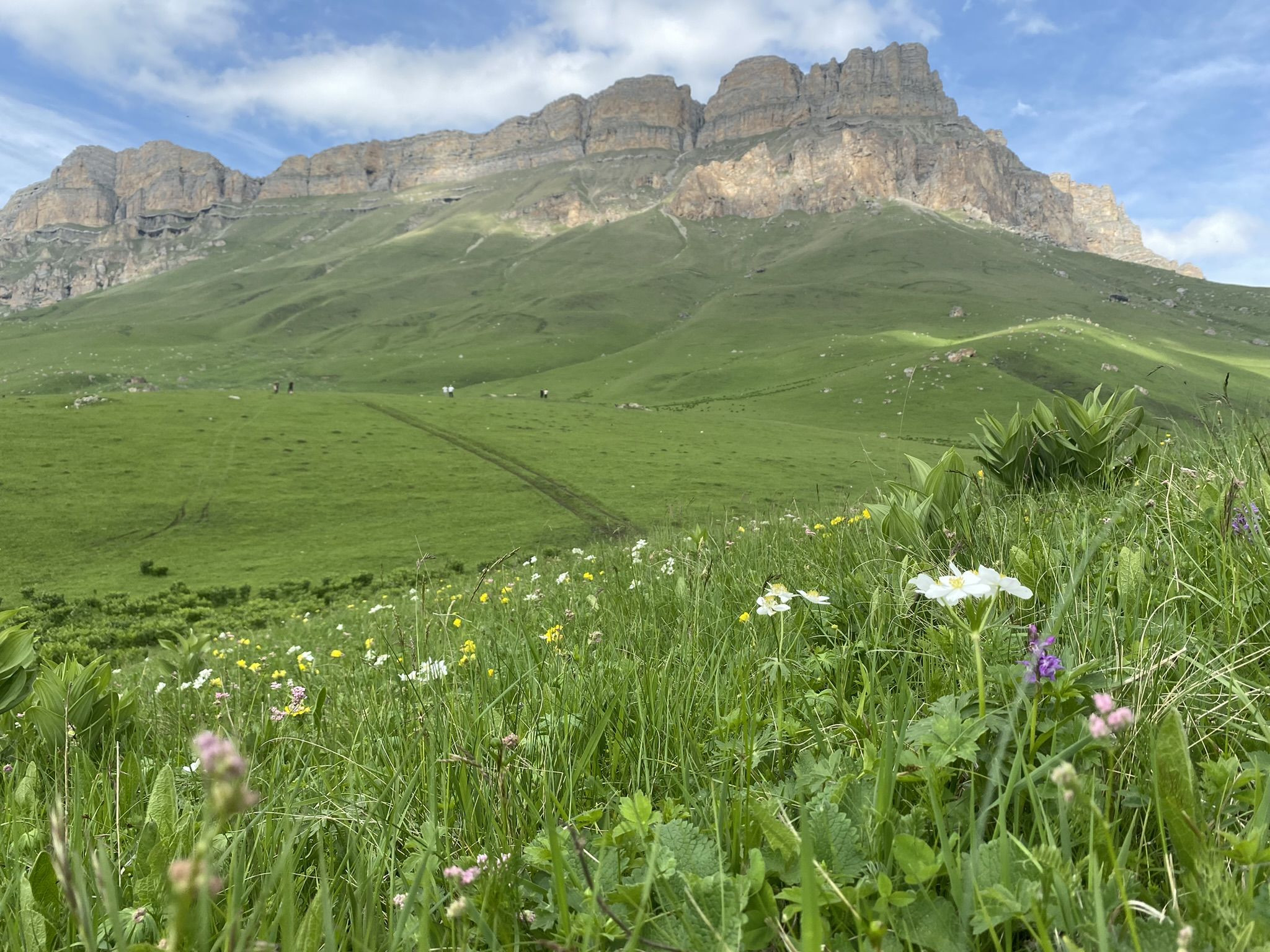 Альпийские пейзажи перевала Актопрак, Кабардино-Балкария, июнь 22 – фотографии России