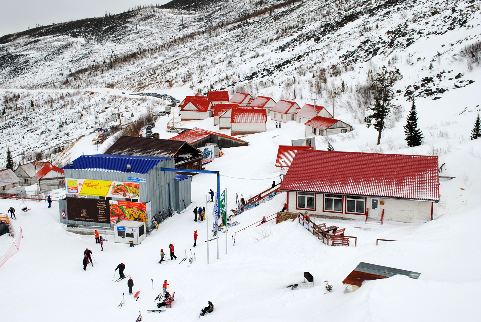 Горнолыжный комплекс Гладенькая в Хакасии. Фото 1 – фотографии России