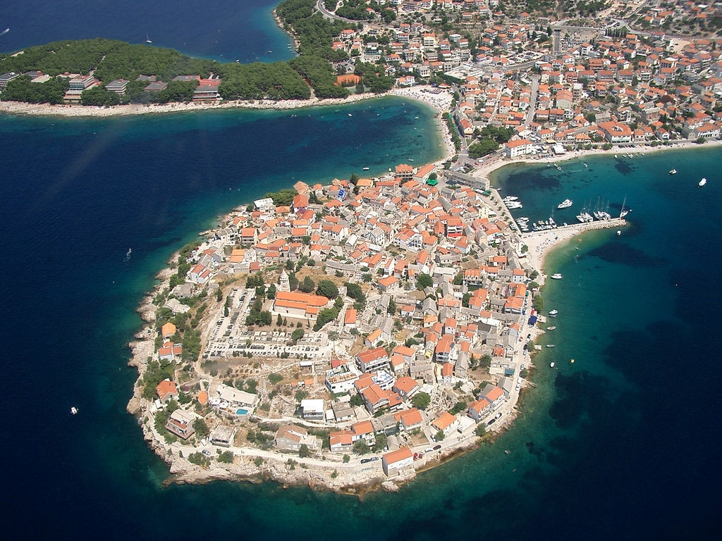 Панорамный вид в Примоштен, Хорватия. Фото 3 – фотографии Хорватии