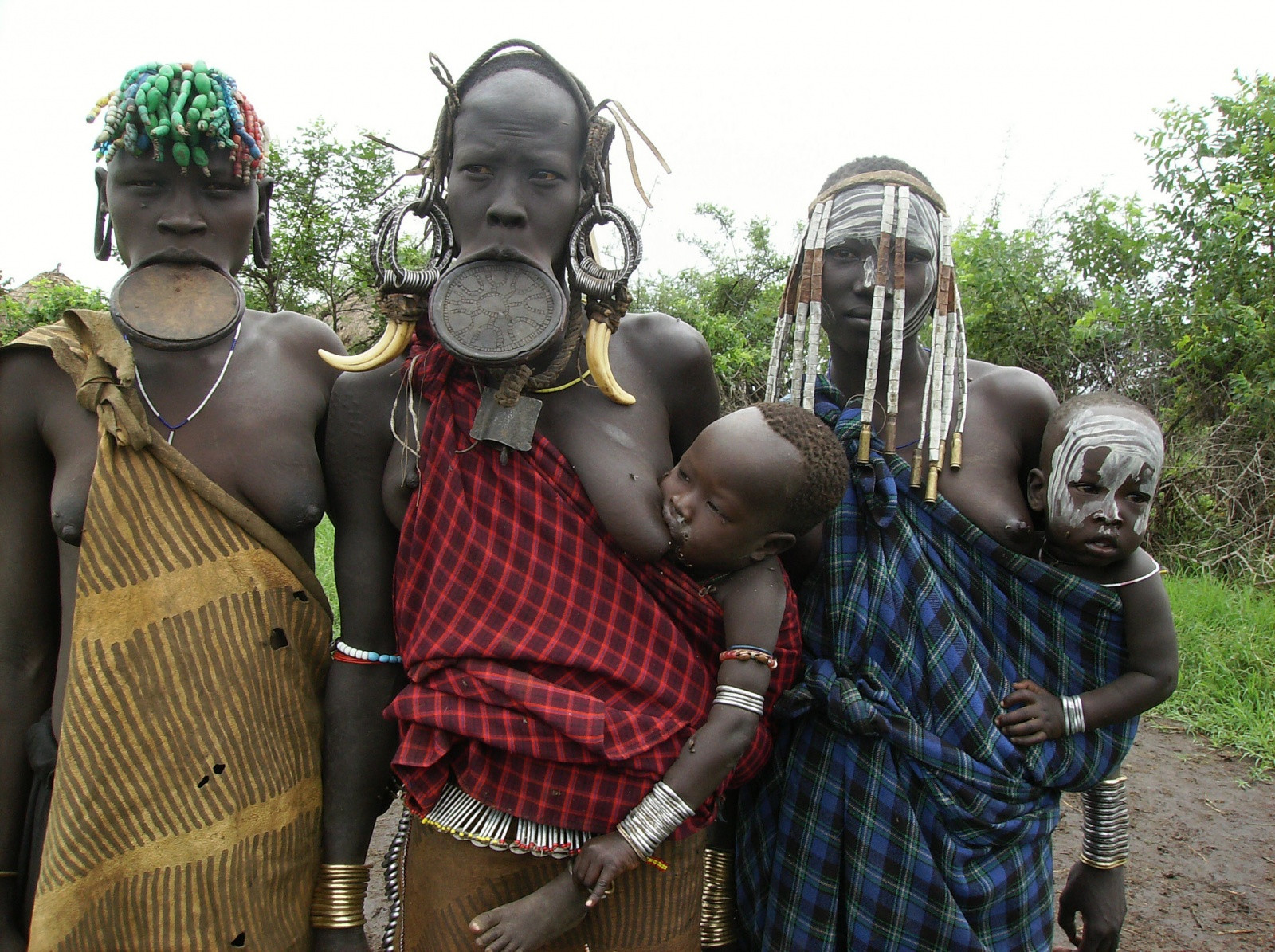 Племя Мурси в национальном парке Маго. Фото 1 – фотографии Эфиопии