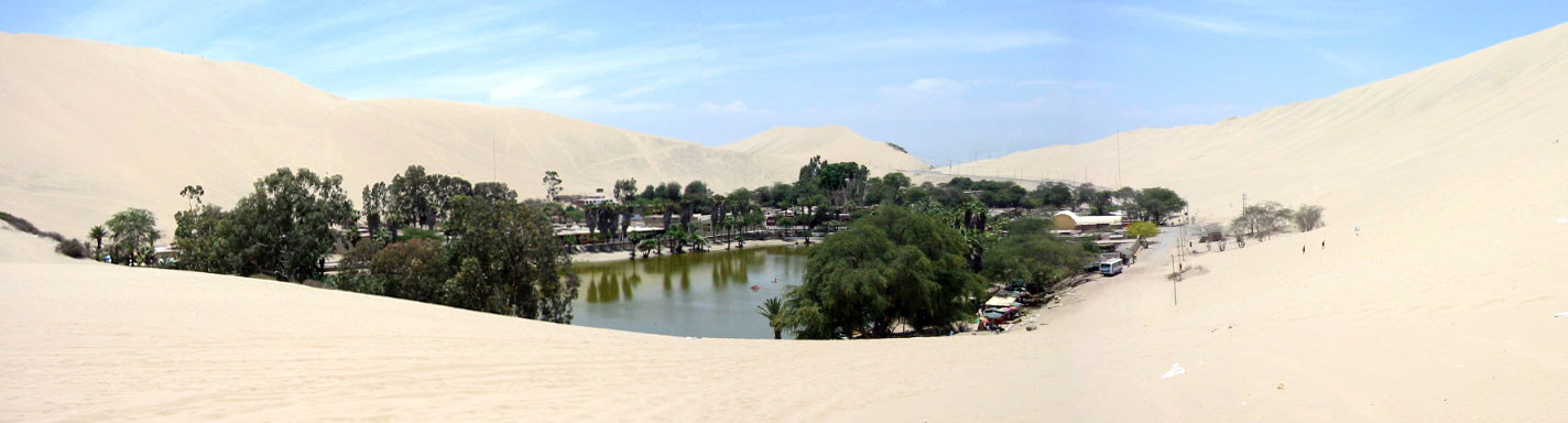 Оазис в Хуакачине (Huacachina), Перу – фотографии Перу