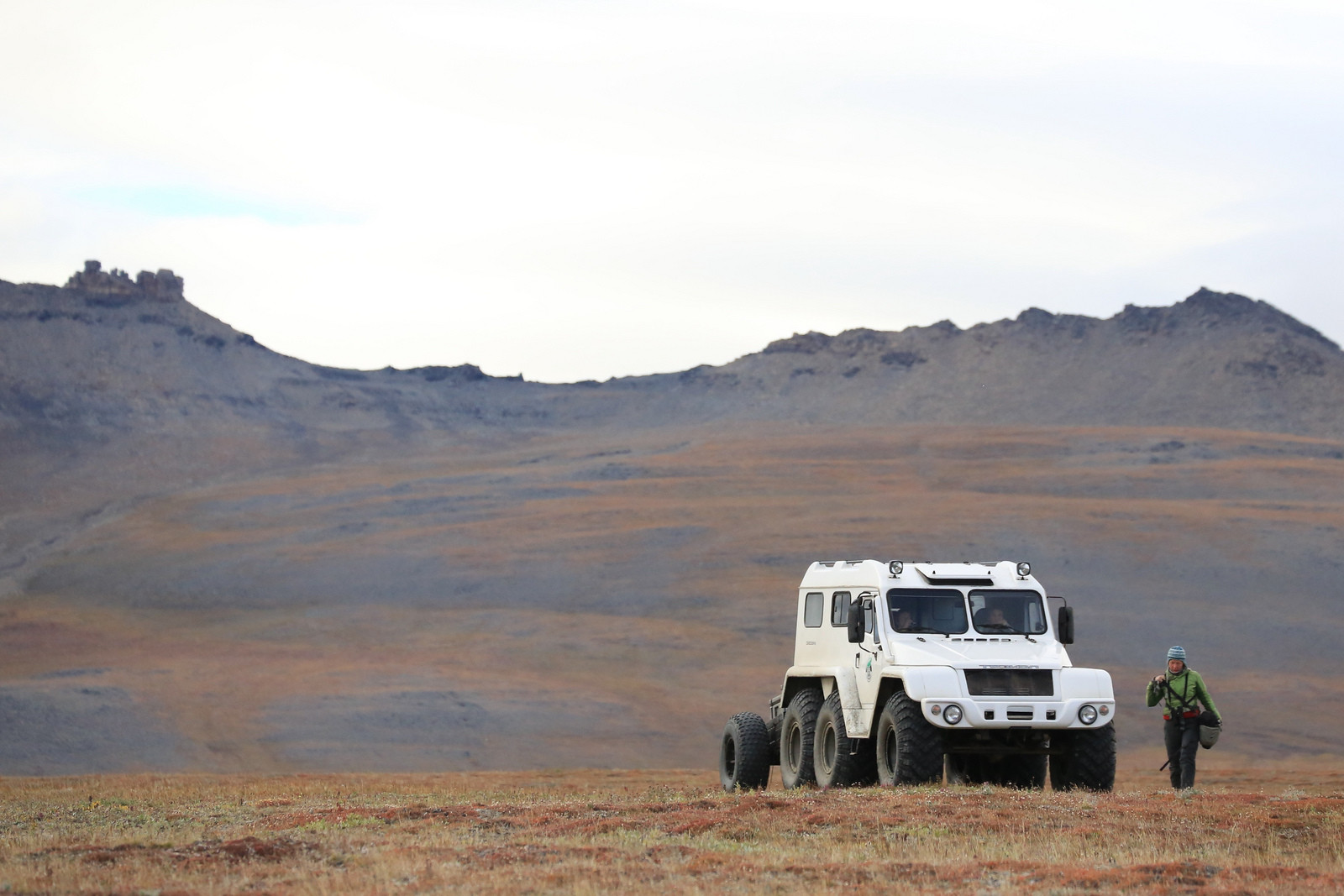 Транспорт на острове Врангеля, Чукотка – фотографии России