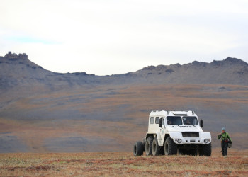 Транспорт на острове Врангеля, Чукотка – фотографии России