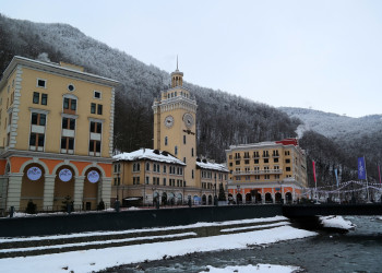 Горнолыжный курорт Роза Хутор, Сочи. Фото 155 – фотографии России