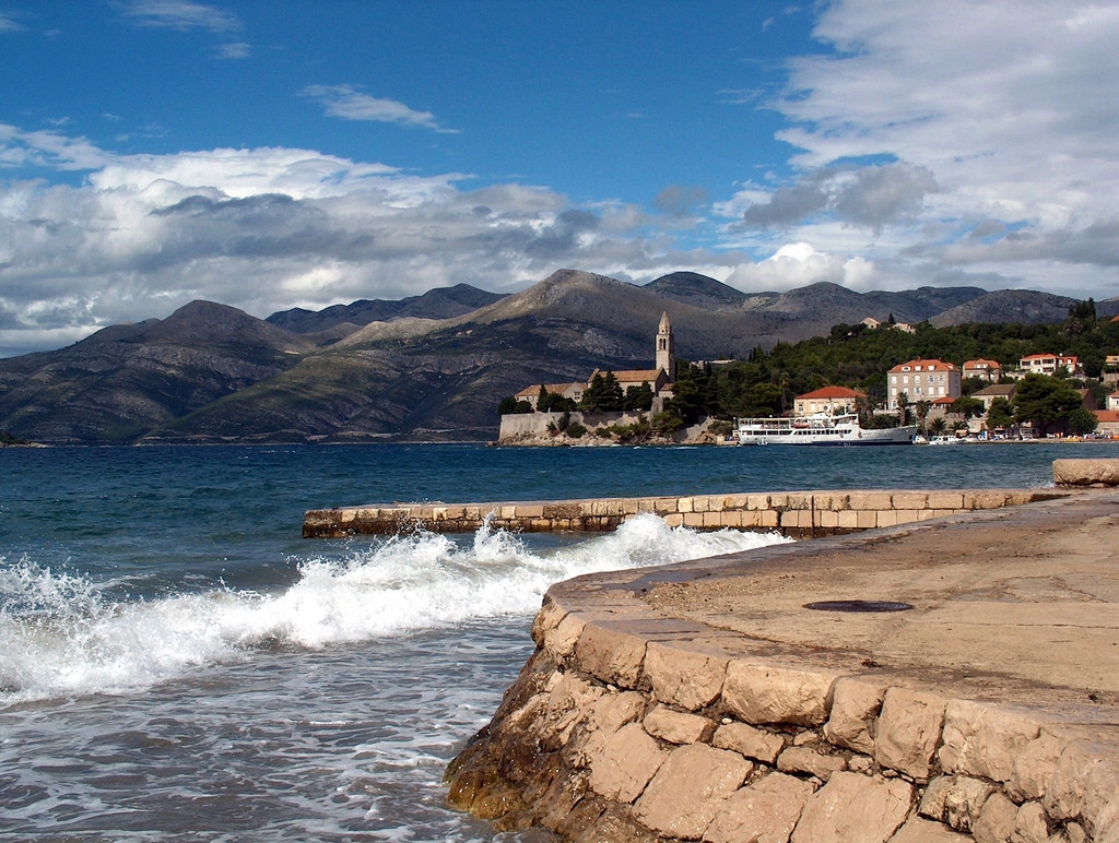 Набережная на острове Лопуд, Хорватия. Фото 8 – фотографии Хорватии