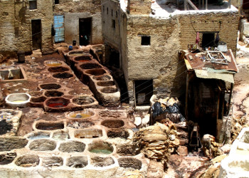 Квартал кожевенников Шуара, Марокко. Фото 1 – фотографии Марокко