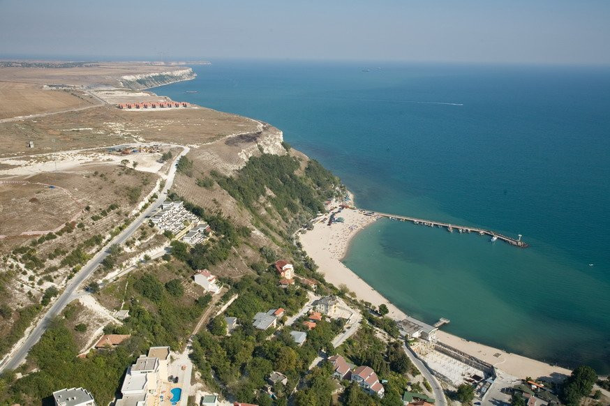 Панорамный вид в Каварне, Болгария – фотографии Болгарии