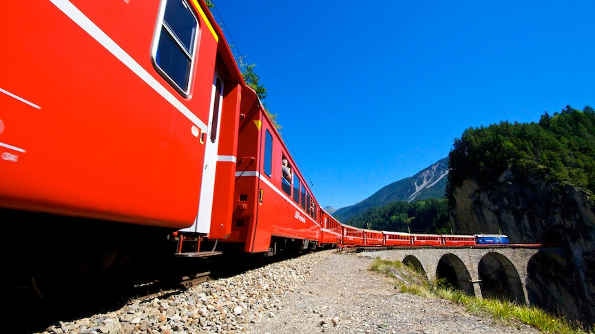 Ретийская железная дорога (Rhätische Bahn). Фото 2 – фотографии Швейцарии