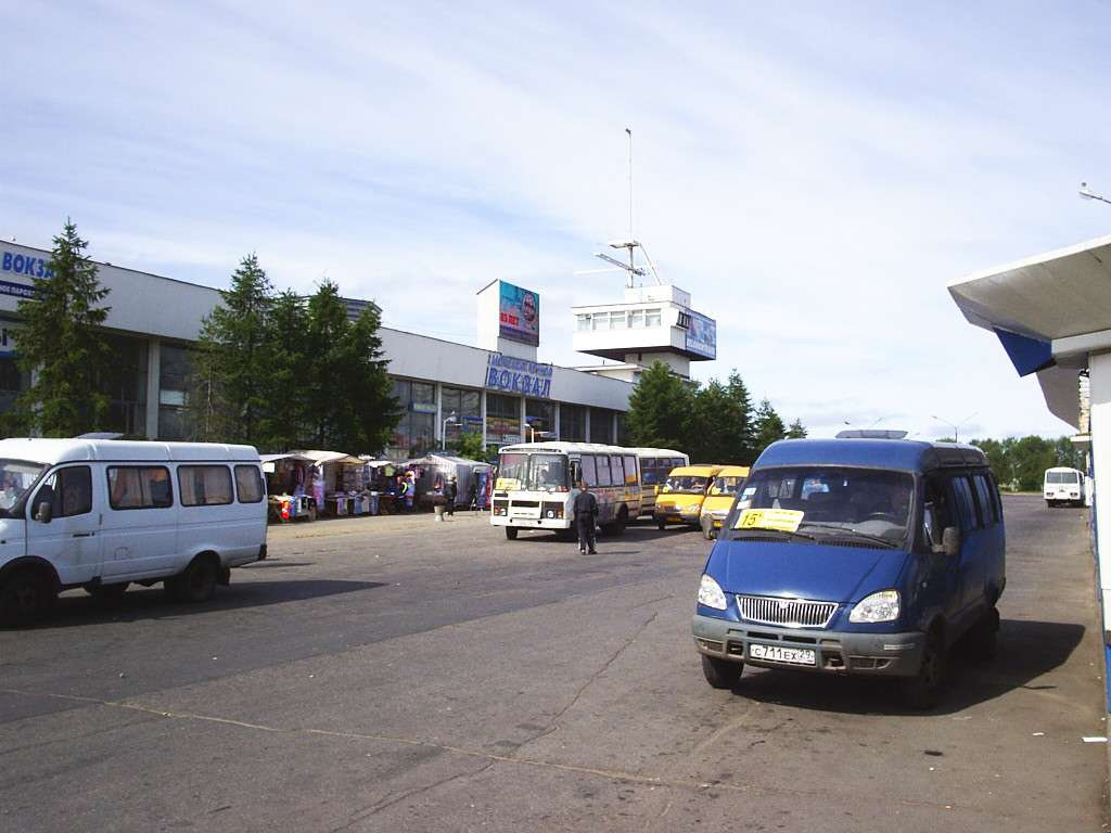 Морской вокзал в городе Архангельске. Фото 1 – фотографии России