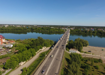 Мост в Бийске – фотографии России