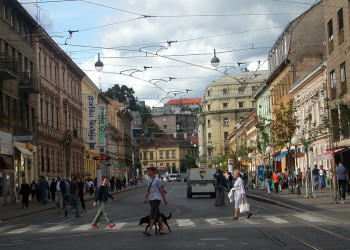 Улица в Загребе, Хорватия. Фото 41 – фотографии Хорватии