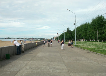 Набережная в Архангельске. Фото 1 – фотографии России