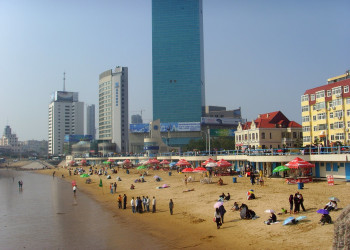 Городской пляж – фотографии Китая