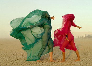 В пустыне Невады на фестивале "Горящий человек" – фотографии США