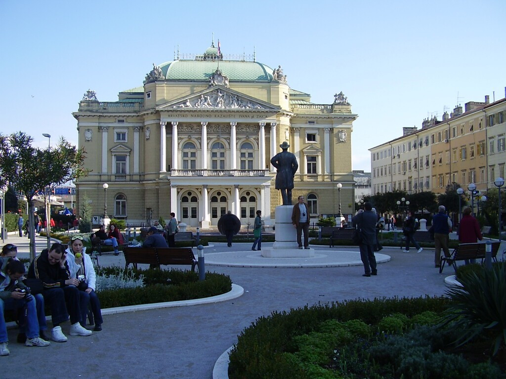 Сквер в Риека, Хорватия – фотографии Хорватии