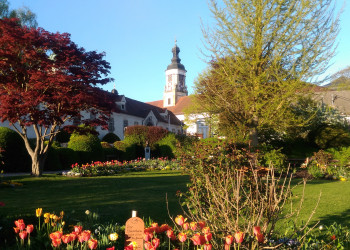 Двор Монастыря Святого Флориана. Санкт Флориан. Австрия – фотографии Австрии