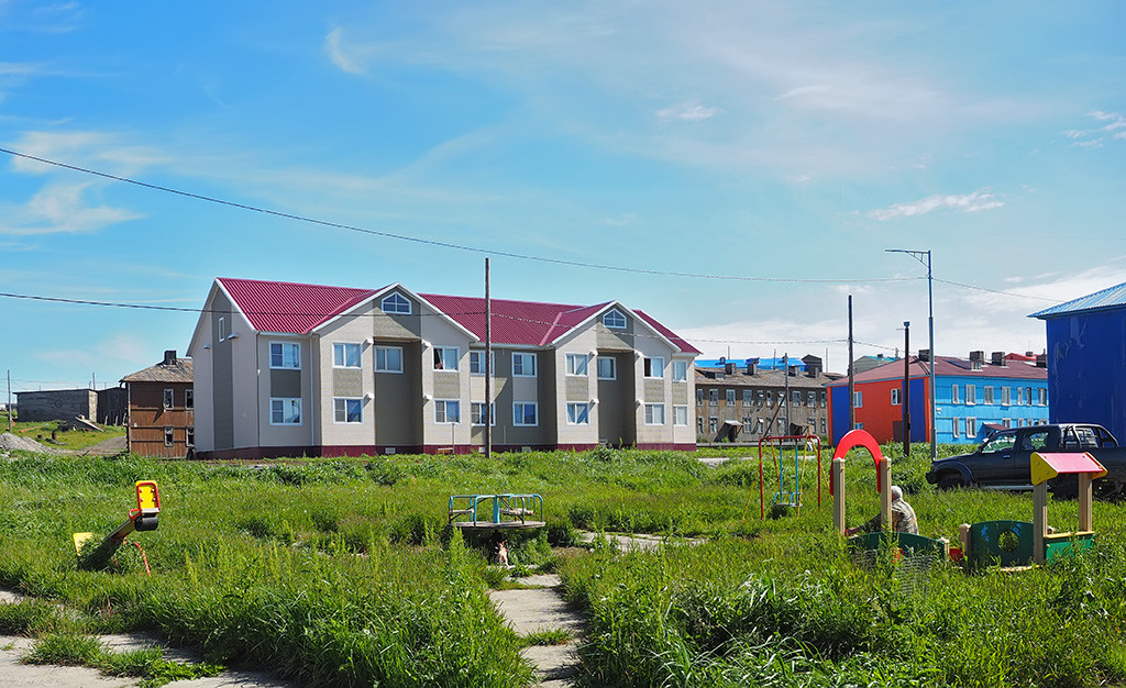 Дома на Командорских островах, Россия – фотографии России