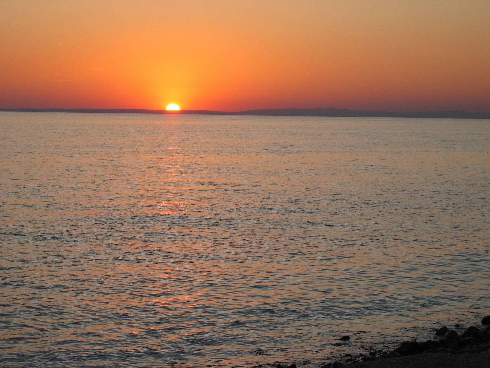 Закат острова Паг, Хорватия. Фото 1 – фотографии Хорватии