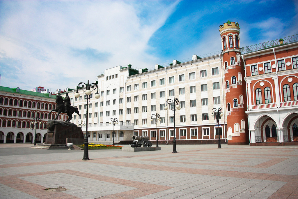 Площадь Оболенского-Ноготкова в Йошкар-Оле. Фото 3 – фотографии России