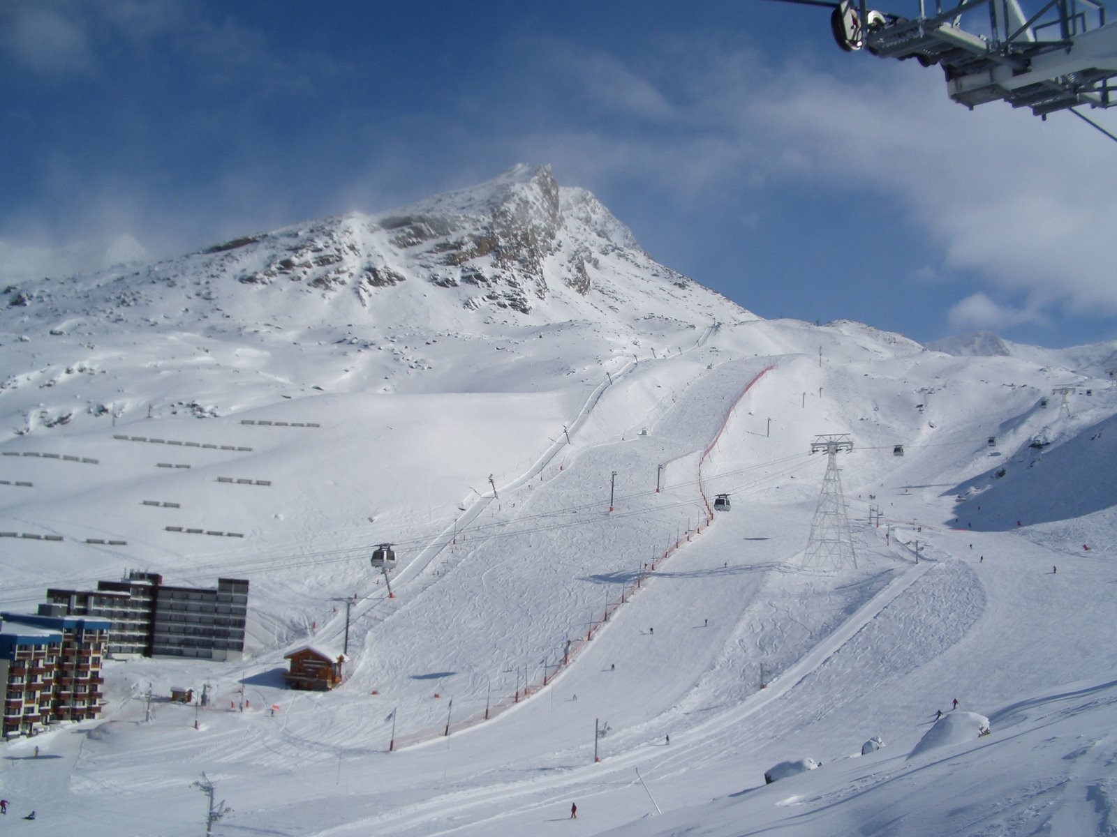 Лыжная трасса в Валь-Торанс, Франция – фотографии Франции