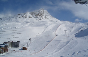 Лыжная трасса в Валь-Торанс, Франция – фотографии Франции