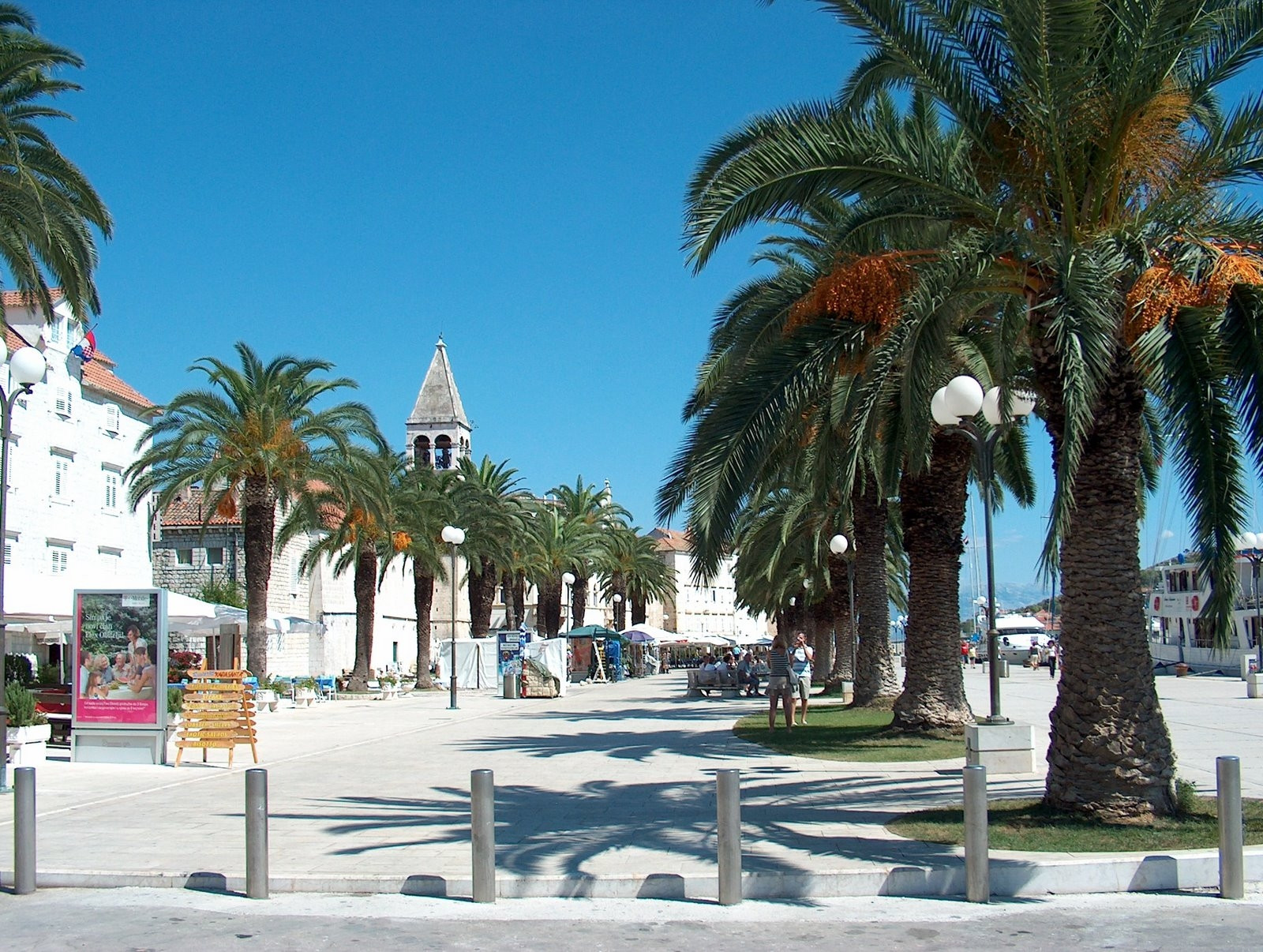 Набережная в Трогире, Хорватия. Фото 17 – фотографии Хорватии