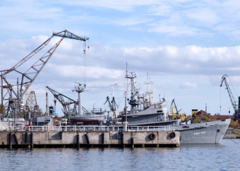 Порт в Кронштадте, Россия – фотографии России