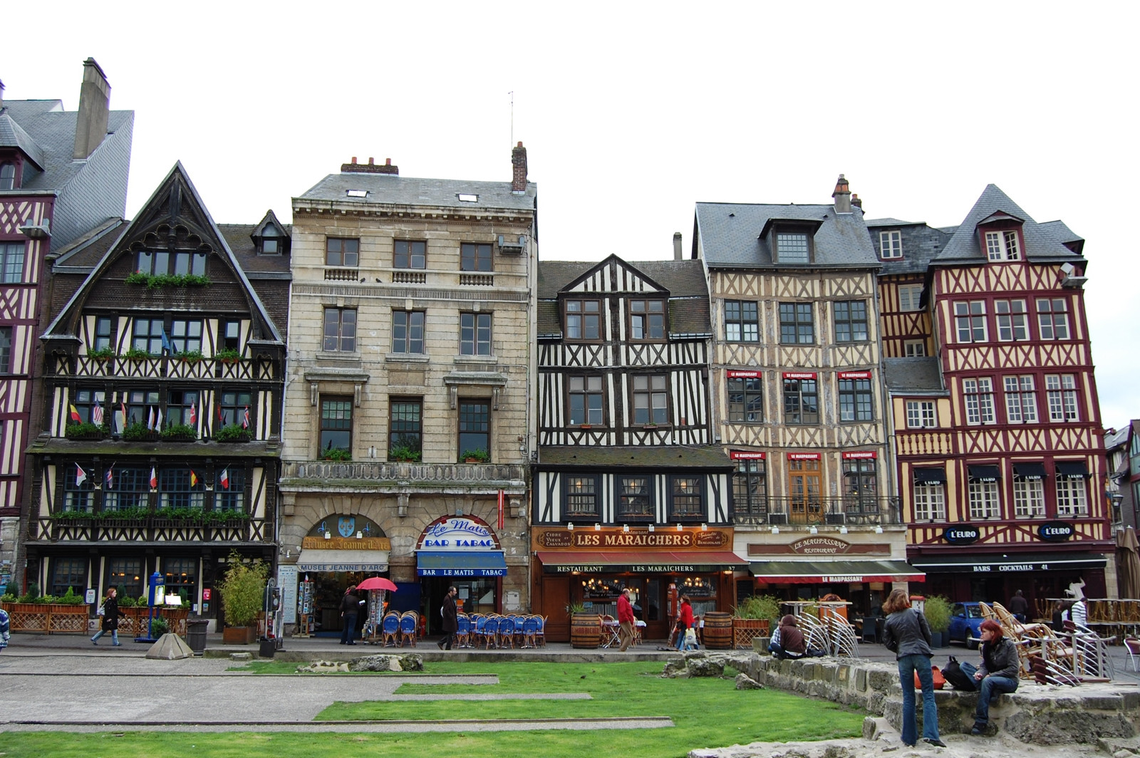 Кафе в Руане, Франция. Фото 3 – фотографии Франции