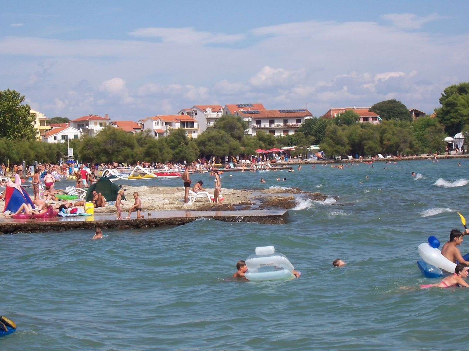 Пляж в Водице, Хорватия. Фото 4 – фотографии Хорватии