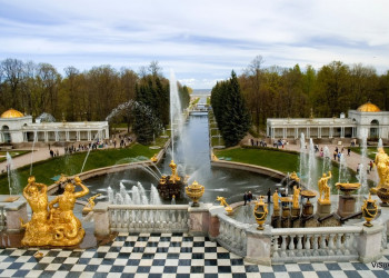 Фонтан в Петергофе, Россия. Фото 16 – фотографии России