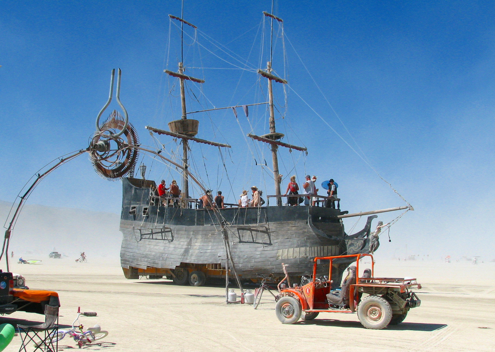 Пустыня Невады, фестиваль "Горящий человек". Фото 3 – фотографии США