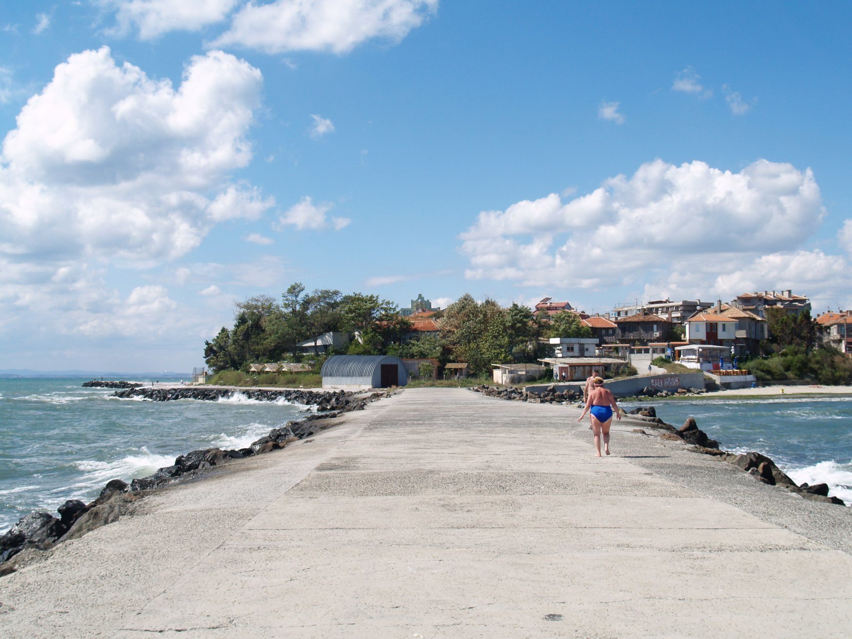 Набережная в Поморие, Болгария. Фото 1 – фотографии Болгарии