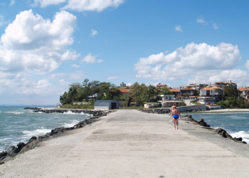Набережная в Поморие, Болгария. Фото 1 – фотографии Болгарии