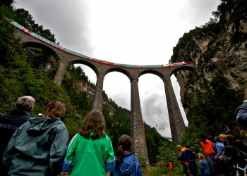 Ретийская железная дорога (Rhätische Bahn). Фото 15 – фотографии Швейцарии