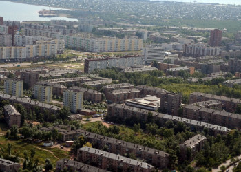 Панорамный вид Братска, Россия – фотографии России