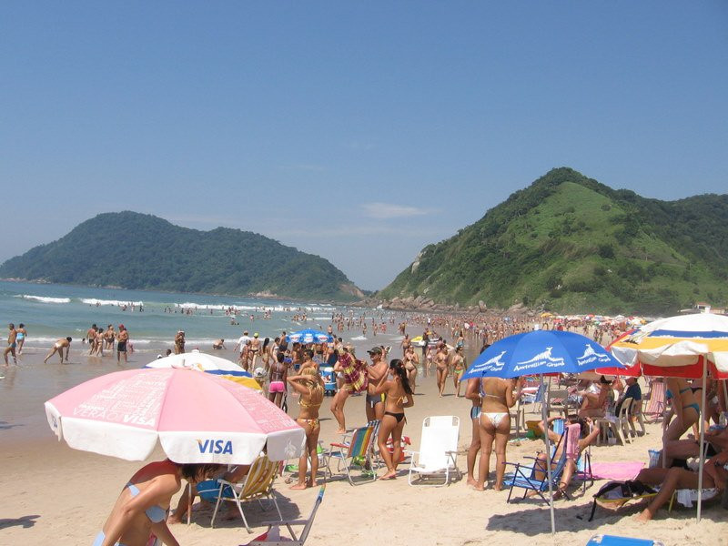 Пляж в Гуаружа, Бразилия. Фото 18 – фотографии Бразилии