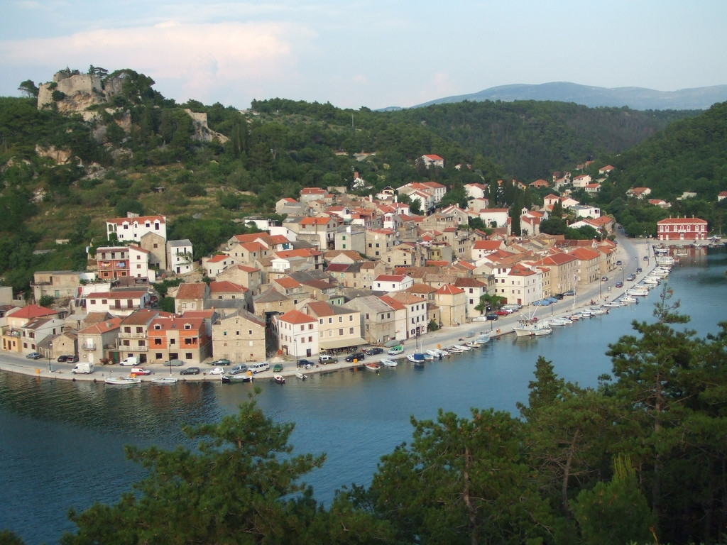 Дома на набережной в Новиград-Задар, Хорватия. Фото 1 – фотографии Хорватии